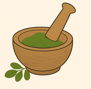 Wooden Khalbatta - Traditional Cold Grinding